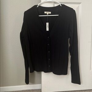 Madewell black Cardigan nwt small